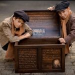 2 boys at kilkenny famine experience